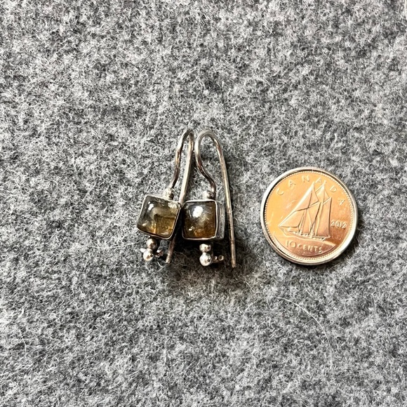 Labradorite earrings - Picture 2 of 4